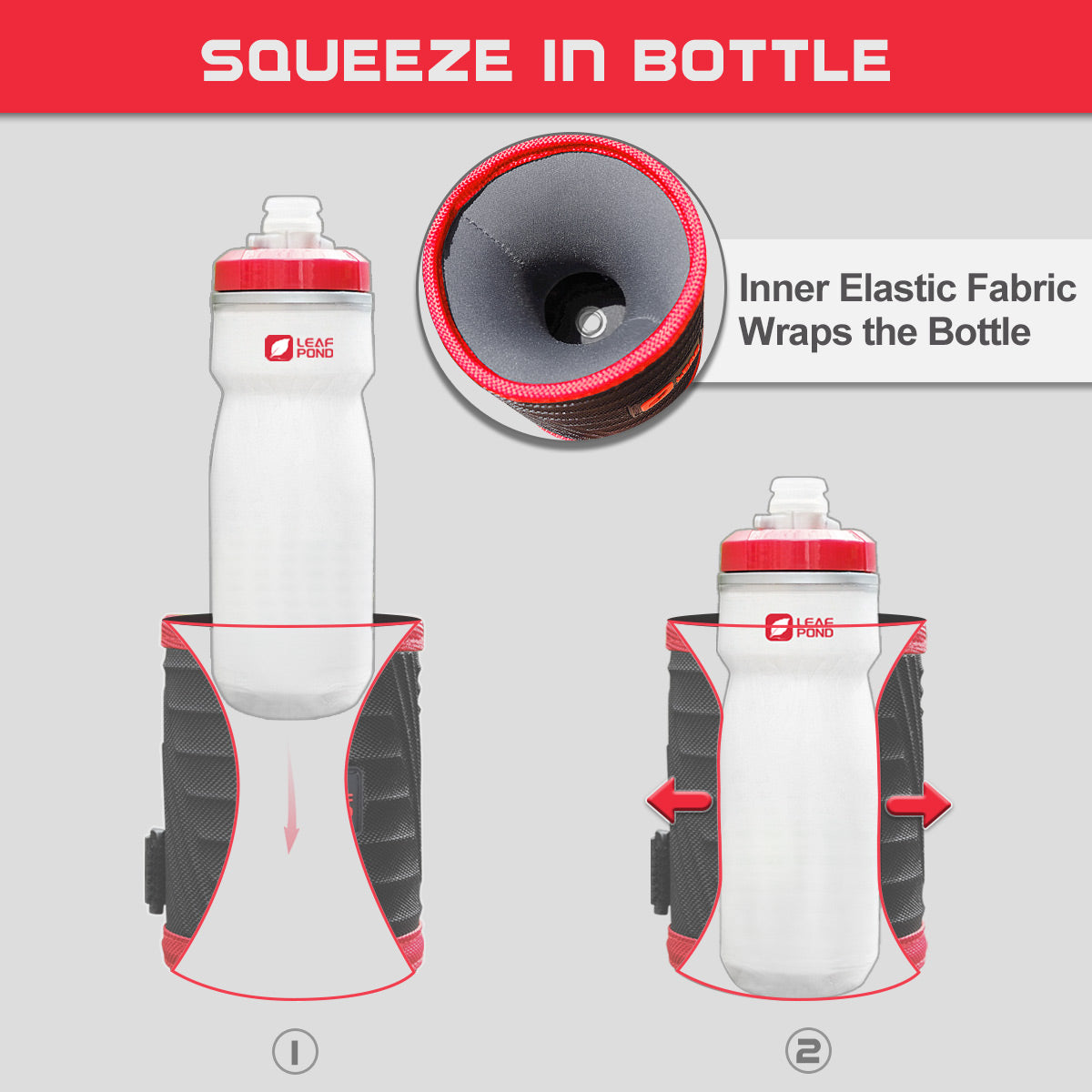 LEAF POND Bike Water Bottle Holder