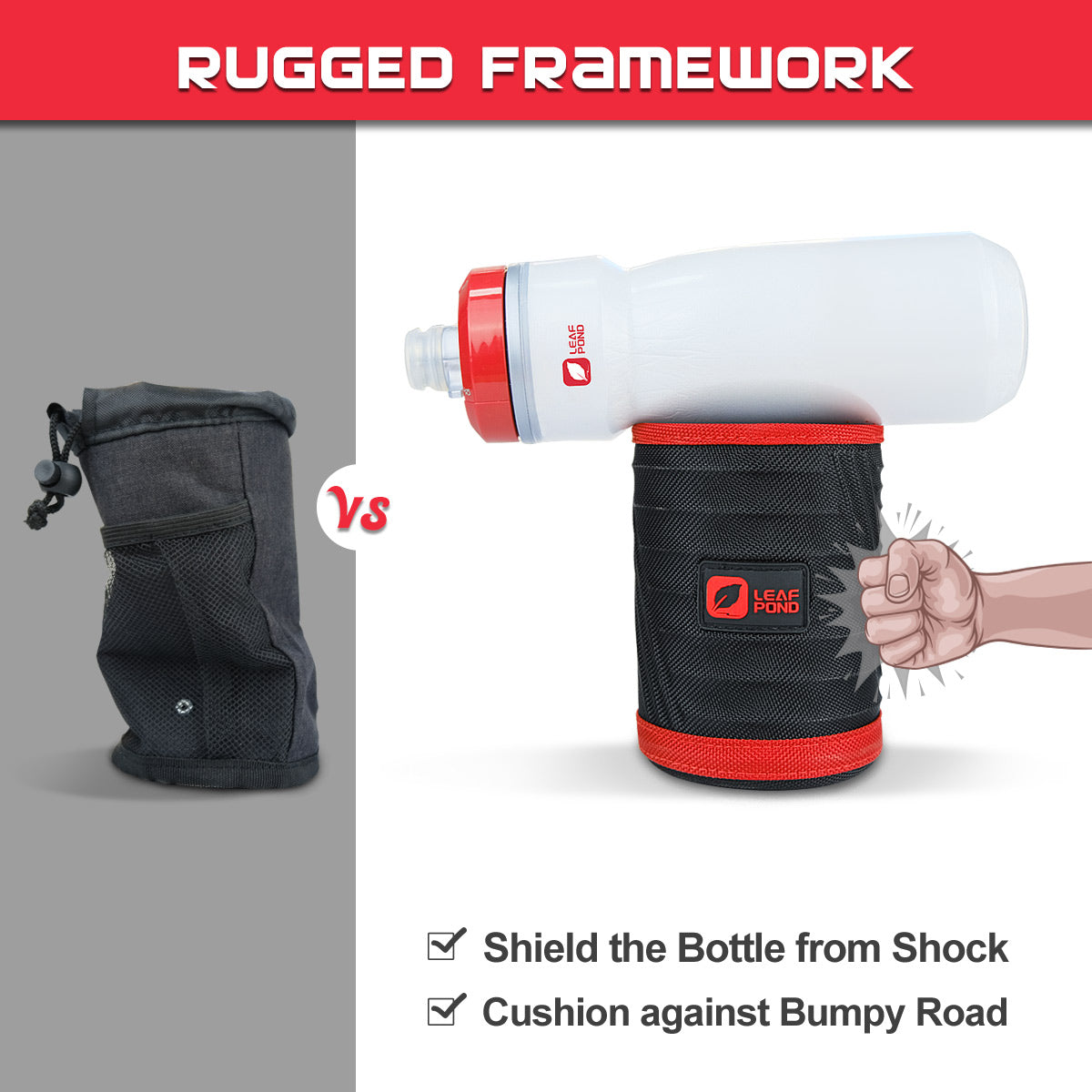 LEAF POND Bike Water Bottle Holder