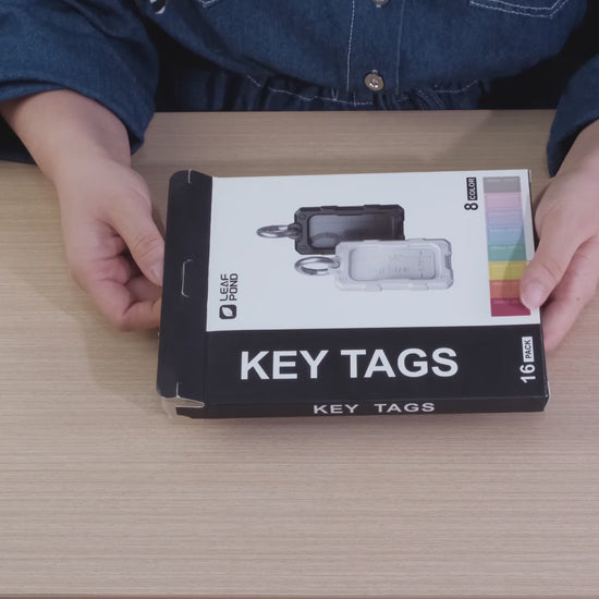 how to unlock a Leaf Pond key tag