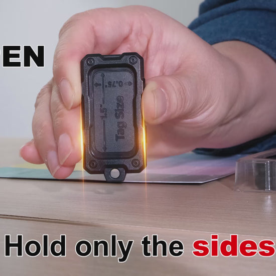 how to open leaf pond key tag