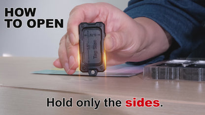 how to open leaf pond key tag